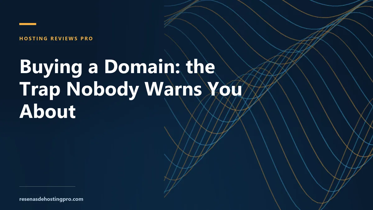 Buying a Domain: the Trap Nobody Warns You About